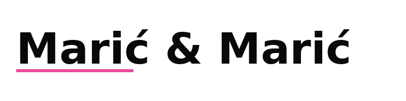 Marić & Marić logo